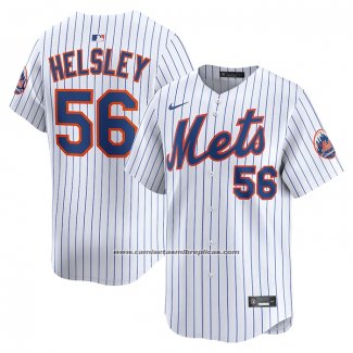 Camiseta Beisbol Hombre New York Mets Ryan Helsley Primera Limited Blanco