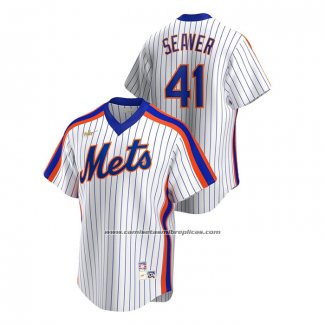 Camiseta Beisbol Hombre New York Mets Tom Seaver Cooperstown Collection Primera Blanco