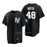 Camiseta Beisbol Hombre New York Yankees Anthony Rizzo Replica 2021 Negro