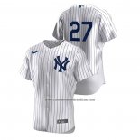 Camiseta Beisbol Hombre New York Yankees Giancarlo Stanton Authentic Blanco