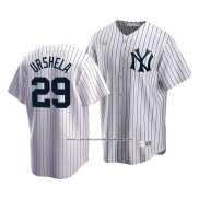 Camiseta Beisbol Hombre New York Yankees Gio Urshela Cooperstown Collection Primera Blanco