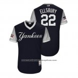 Camiseta Beisbol Hombre New York Yankees Jacoby Ellsbury 2018 LLWS Players Weekend Ellsbury Azul