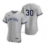 Camiseta Beisbol Hombre New York Yankees Joely Rodriguez Autentico Road Gris