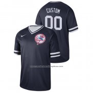 Camiseta Beisbol Hombre New York Yankees Personalizada Cooperstown Collection Legend Azul