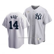 Camiseta Beisbol Hombre New York Yankees Tyler Wade Cooperstown Collection Primera Blanco