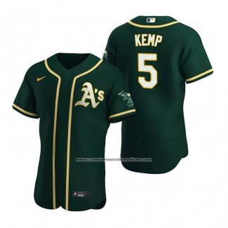 Camiseta Beisbol Hombre Oakland Athletics Tony Kemp Autentico Alterno Verde