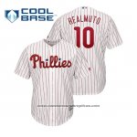 Camiseta Beisbol Hombre Philadelphia Phillies J.t. Realmuto Cool Base Primera Blanco