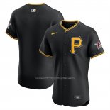 Camiseta Beisbol Hombre Pittsburgh Pirates Alterno Elite Negro