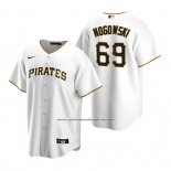 Camiseta Beisbol Hombre Pittsburgh Pirates John Nogowski Replica Primera Blanco