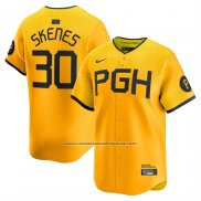 Camiseta Beisbol Hombre Pittsburgh Pirates Paul Skenes City Connect Limited Naranja