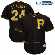 Camiseta Beisbol Hombre Pittsburgh Pirates Tyler Glasnow Negro Cool Base