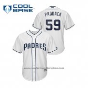 Camiseta Beisbol Hombre San Diego Padres Chris Paddack Cool Base Blanco