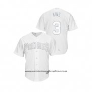 Camiseta Beisbol Hombre San Diego Padres Ian Kinsler 2019 Players Weekend Replica Blanco