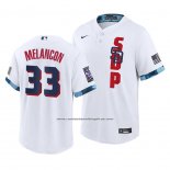 Camiseta Beisbol Hombre San Diego Padres Mark Melancon 2021 All Star Replica Blanco