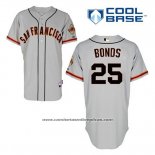 Camiseta Beisbol Hombre San Francisco Giants Barry Bonds 25 Gris Cool Base