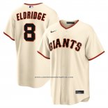 Camiseta Beisbol Hombre San Francisco Giants Bryce Eldridge Primera Replica Crema