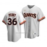 Camiseta Beisbol Hombre San Francisco Giants Gaylord Perry Cooperstown Collection Primera Blanco