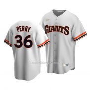 Camiseta Beisbol Hombre San Francisco Giants Gaylord Perry Cooperstown Collection Primera Blanco