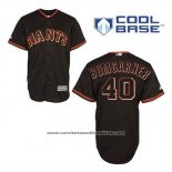 Camiseta Beisbol Hombre San Francisco Giants Madison Bumgarner 40 Negro Cool Base
