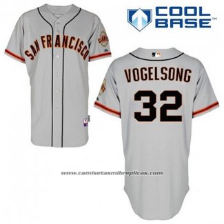 Camiseta Beisbol Hombre San Francisco Giants Ryan Vogelsong 32 Gris Cool Base