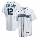 Camiseta Beisbol Hombre Seattle Mariners Josh Naylor Primera Replica Blanco