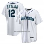 Camiseta Beisbol Hombre Seattle Mariners Josh Naylor Primera Replica Blanco