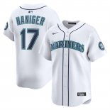 Camiseta Beisbol Hombre Seattle Mariners Mitch Haniger Alterno Limited Blanco