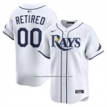 Camiseta Beisbol Hombre Tampa Bay Rays Home Limited Retired Roster Blanco