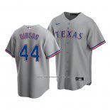 Camiseta Beisbol Hombre Texas Rangers Kyle Gibson Replica Road Gris