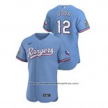 Camiseta Beisbol Hombre Texas Rangers Rougned Odor Autentico 2020 Alterno Azul