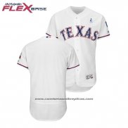 Camiseta Beisbol Hombre Texas Texas Rangers Blanco 2018 Dia del Padre Flex Base