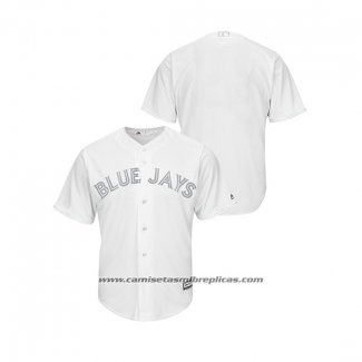 Camiseta Beisbol Hombre Toronto Blue Jays 2019 Players Weekend Replica Blanco1