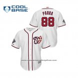 Camiseta Beisbol Hombre Washington Nationals Gerardo Parra 2019 Cool Base Alterno Blanco