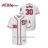 Camiseta Beisbol Hombre Washington Nationals Koda Glover Autentico Flex Base Blanco