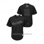 Camiseta Beisbol Hombre Washington Nationals Ryan Zimmerman 2019 Players Weekend Replica Negro