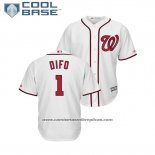 Camiseta Beisbol Hombre Washington Nationals Wilmer Difo Cool Base Primera Blanco