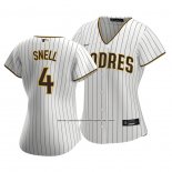 Camiseta Beisbol Mujer San Diego Padres Blake Snell Replica Primera Blanco