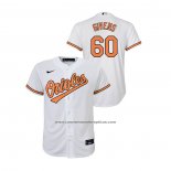 Camiseta Beisbol Nino Baltimore Orioles Mychal Givens Replica Primera Blanco