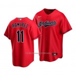 Camiseta Beisbol Nino Cleveland Indians Jose Ramirez Replica Alterno 2020 Rojo