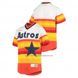 Camiseta Beisbol Nino Houston Astros Cooperstown Collection Blanco Naranja