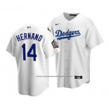 Camiseta Beisbol Nino Los Angeles Dodgers Enrique Hernandez 2020 Primera Replica Blanco