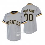 Camiseta Beisbol Nino Pittsburgh Pirates Personalizada Cooperstown Collection Road Gris