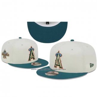 Gorra Los Angeles Angels Chrome Evergreen Snapback Crema