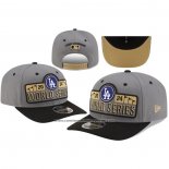 Gorra Los Angeles Dodgers Adjustable 2024 World Series Collection Gris