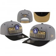 Gorra Los Angeles Dodgers Adjustable 2024 World Series Collection Gris