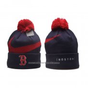 Gorro Beanie Boston Red Sox Nike Swoosh Peak Azul Marino