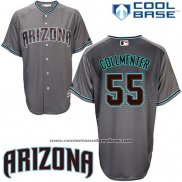 Camiseta Beisbol Hombre Arizona Diamondbacks 55 Josh Collmenter Cool Base Gris