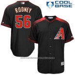 Camiseta Beisbol Hombre Arizona Diamondbacks 56 Fernando Rodney Negro Cool Base