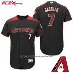 Camiseta Beisbol Hombre Arizona Diamondbacks 7 Welington Castillo Negro Hispanic Heritage Flex Base Camiseta Beisbol Hombre Arizona Diamondbacks 7 Welington Castillo Negro Hispanic Heritage Flex Base