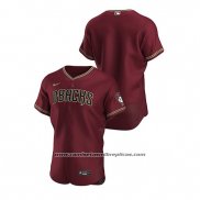 Camiseta Beisbol Hombre Arizona Diamondbacks Autentico Alterno Rojo